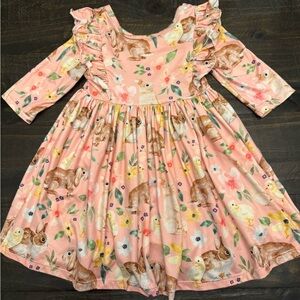 Mila & Rose Easter Bunny Twirl Dress  3T